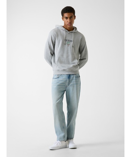GUESS JEANS(ゲスジーンズ)の「GUESS JEANS Regular Baker Logo Hoodie パーカー(パーカー・メンズ・ホワイト/グレー/ブラック・X-LARGE/LARGE/MEDIUM/SMALL)」の10枚目の写真