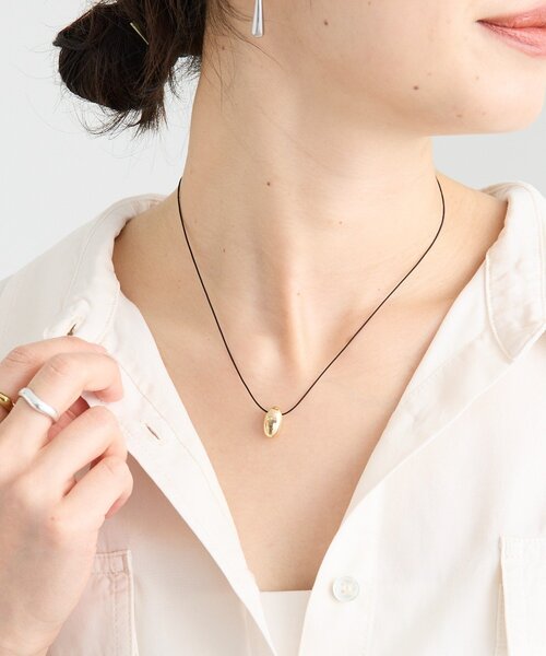 RIVE DROITE（リヴドロワ）の「予約【洗練された印象に】スマートボールコードネックレス（ネックレス・レディース・シルバー/ゴールド・FREE）」の10枚目の写真