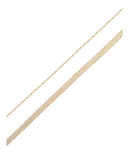 EVRIS（エヴリス）の「COIN CHARM MOTIF 2連 ネックレス（ネックレス・レディース・シルバー/ゴールド・FREE）」の12枚目の写真