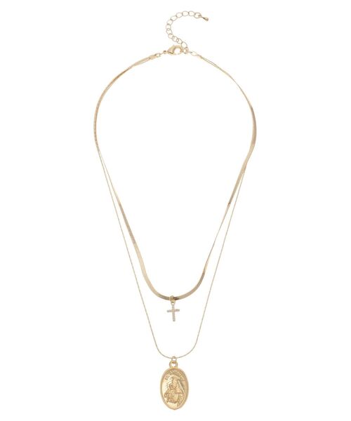 EVRIS（エヴリス）の「COIN CHARM MOTIF 2連 ネックレス（ネックレス・レディース・シルバー/ゴールド・FREE）」の16枚目の写真