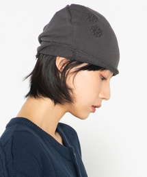 XTONZ（エクストーンズ）の「XTA097 ブルーミングスウェットビーニー (チャコール)（ニットキャップ/ビーニー）」