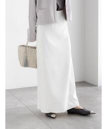 ストレッチジョーゼットナロースカート《2026 spring catalog item》