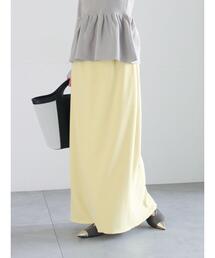 Te chichi | ストレッチジョーゼットナロースカート《2026 spring catalog item》(スカート)