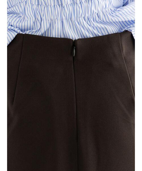 Te chichi（テチチ）の「ストレッチジョーゼットナロースカート《2026 spring catalog item》（スカート・レディース・オフホワイト/チャコールグレー/イエロー・S/M）」の14枚目の写真