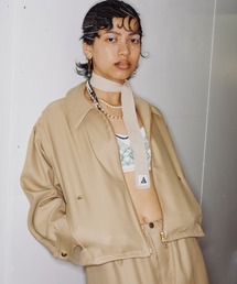 yuumiARIA（ユウミアリア）の「ZIP EMROIDERY JACKET（その他アウター）」