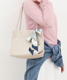 MICO COULIER | 編み柄型押しトートバッグ(トートバッグ)