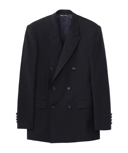 JOHN LAWRENCE SULLIVAN（ジョンローレンスサリバン）の「【JOHN LAWRENCE SULLIVAN】WOOL DOUBLE BREASTED JACKET（テーラードジャケット・メンズ・グレー/ブラウン/ブラック・44/46）」の2枚目の写真