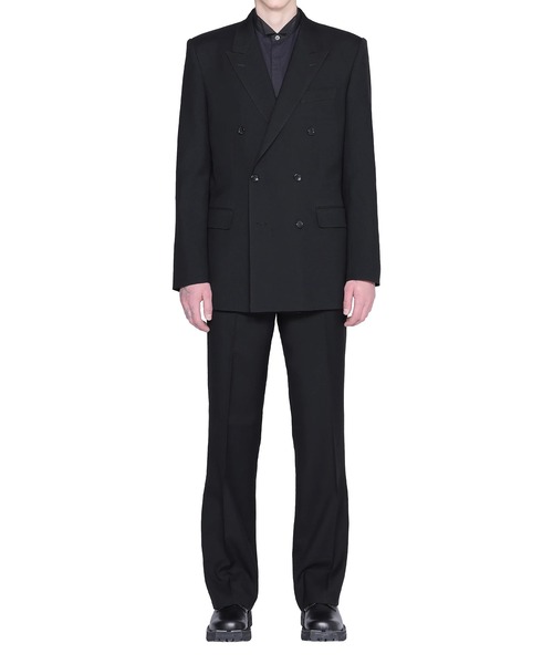 JOHN LAWRENCE SULLIVAN（ジョンローレンスサリバン）の「【JOHN LAWRENCE SULLIVAN】WOOL DOUBLE BREASTED JACKET（テーラードジャケット・メンズ・グレー/ブラウン/ブラック・44/46）」の9枚目の写真