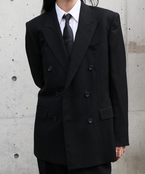 JOHN LAWRENCE SULLIVAN（ジョンローレンスサリバン）の「【JOHN LAWRENCE SULLIVAN】WOOL DOUBLE BREASTED JACKET（テーラードジャケット・メンズ・グレー/ブラウン/ブラック・44/46）」の14枚目の写真