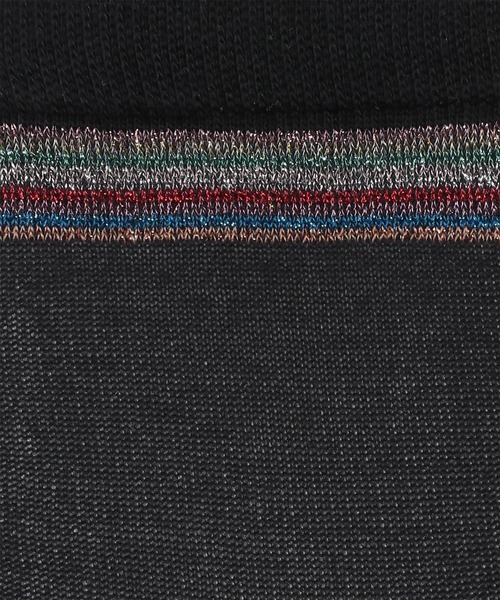 Paul Smith(ポールスミス)の「ウィメンズ "Frida Signtr" シアー ソックス / 165603 CSW(ソックス/靴下・レディース・ホワイト/ブラック・22-24)」の4枚目の写真