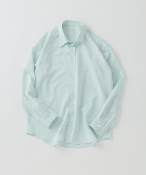 JOURNAL STANDARD（ジャーナルスタンダード）の「EVALET / エバレット ST ライト レギュラー カラー シャツ（シャツ/ブラウス・メンズ・オレンジ/ライトグレー/サックスブルー/ブラック・LARGE/MEDIUM/SMALL）」の3枚目の写真