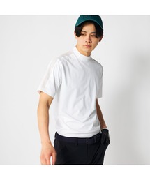 FILA GOLF フィラゴルフ ゴルフウェア 接触冷感 吸汗速乾 UVカット メッシュ切替 半袖モックネックシャツ