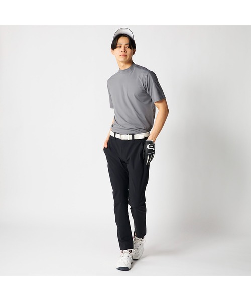 FILA GOLF(フィラゴルフ )の「FILA GOLF フィラゴルフ ゴルフウェア 接触冷感 吸汗速乾 UVカット メッシュ切替 半袖モックネックシャツ(Tシャツ/カットソー・メンズ・オフホワイト/グレー/ブラック・3L/LL/L/M)」の16枚目の写真