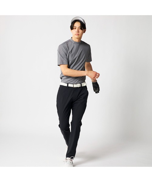 FILA GOLF(フィラゴルフ )の「FILA GOLF フィラゴルフ ゴルフウェア 接触冷感 吸汗速乾 UVカット メッシュ切替 半袖モックネックシャツ(Tシャツ/カットソー・メンズ・オフホワイト/グレー/ブラック・3L/LL/L/M)」の15枚目の写真