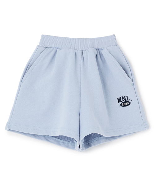 minimal（ミニマル）の「【DailyME】綿100%スウェットショートパンツ（その他パンツ・キッズ・ホワイト系その他/ピンク/サックスブルー/ブラック/イエロー・130cm/110cm/100cm/90cm/120cm/140cm）」の4枚目の写真