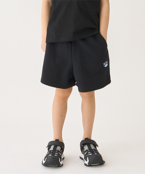 minimal（ミニマル）の「【DailyME】綿100%スウェットショートパンツ（その他パンツ・キッズ・ホワイト系その他/ピンク/サックスブルー/ブラック/イエロー・130cm/110cm/100cm/90cm/120cm/140cm）」の3枚目の写真