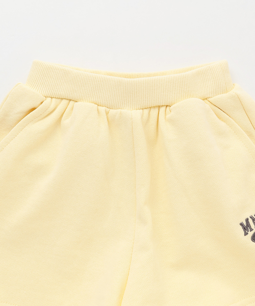 minimal（ミニマル）の「【DailyME】綿100%スウェットショートパンツ（その他パンツ・キッズ・ホワイト系その他/ピンク/サックスブルー/ブラック/イエロー・130cm/110cm/100cm/90cm/120cm/140cm）」の21枚目の写真