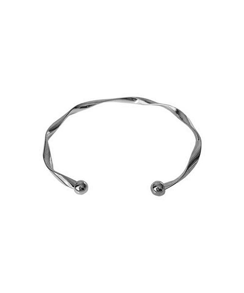 VIBGYOR(ヴィブジョー)の「シルバーツイストブレスレット/バングル/レディース(T3)(バングル/リストバンド・レディース・シルバー・FREE)」の2枚目の写真
