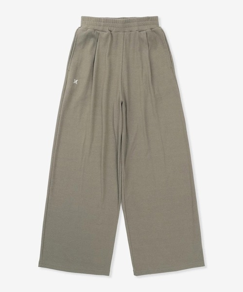 Hurley (ハーレー)の「Hurley/ハーレー ロングワイドパンツ レディース RIB WIDE PANTS WCPT261026(その他パンツ・レディース・カーキブラウン/ブラック/アッシュ・S/M)」の3枚目の写真