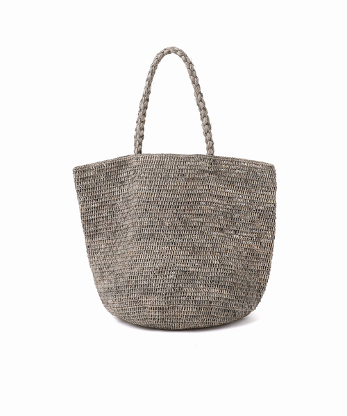 MADE IN MADA(メイドインマダ)の「《追加》【MADE IN MADA /メイドインマダ】ALICE MM バッグ(トートバッグ・レディース・グレー/ベージュ・FREE)」の4枚目の写真