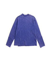 999HUMANITY（999ヒューマニティ）の「アシンメトリックブリーチドロングスリーブ（ブリーチドブルー）（Tシャツ/カットソー）」