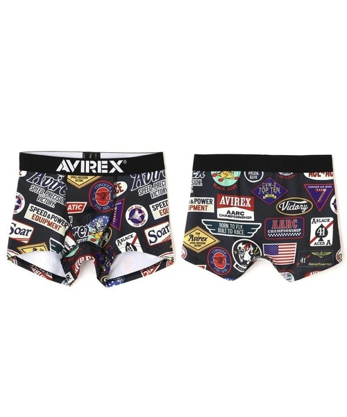 AVIREX(アヴィレックス)の「AVIREX/アヴィレックス AX BOXER SHORTS(ボクサーパンツ・メンズ・アーミー/カーキ/サックスブルー/ブラック系その他2/ブラック系その他/ブラック系その他3/ブラック系その他4/ブラック/杢グレー・M/L/XL)」の5枚目の写真