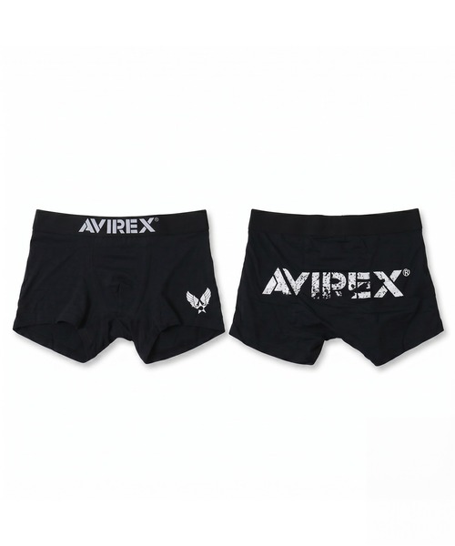 AVIREX(アヴィレックス)の「AVIREX/アヴィレックス AX BOXER SHORTS(ボクサーパンツ・メンズ・アーミー/カーキ/サックスブルー/ブラック系その他2/ブラック系その他/ブラック系その他3/ブラック系その他4/ブラック/杢グレー・M/L/XL)」の2枚目の写真