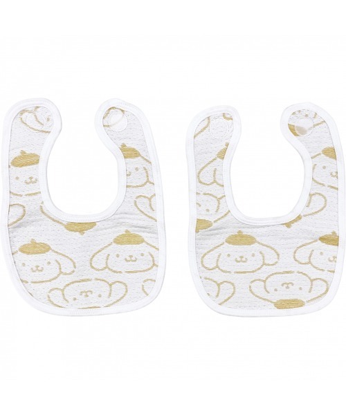 sanrio（サンリオ）の「SANRIO サンリオ 多重織ガーゼスタイ２枚組（スタイ/よだれかけ・キッズ・ブルー/イエロー/レッド・FREE）」の2枚目の写真