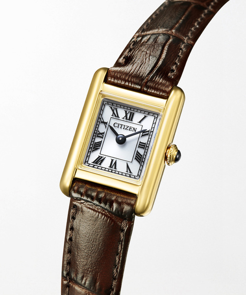 CITIZEN Kii Classic Square EG2797-13A Yellow gold（アナログ腕時計