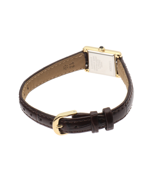 CITIZEN(シチズン)の「CITIZEN Kii Classic Square EG2797-13A Yellow gold(アナログ腕時計・レディース・ゴールド・FREE)」の8枚目の写真
