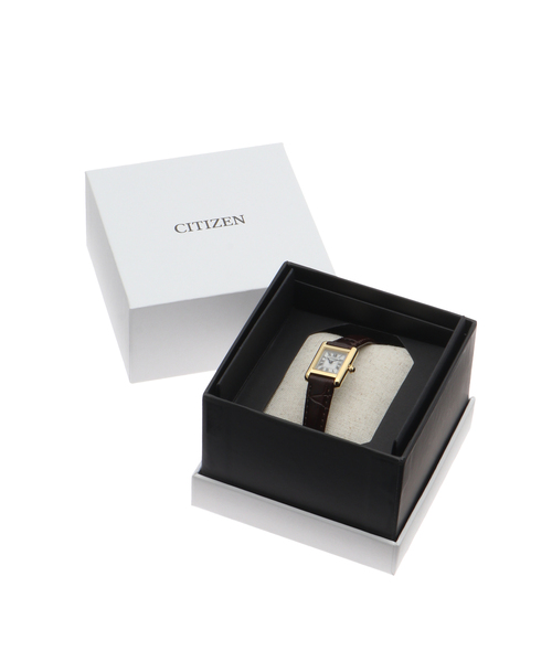 CITIZEN(シチズン)の「CITIZEN Kii Classic Square EG2797-13A Yellow gold(アナログ腕時計・レディース・ゴールド・FREE)」の12枚目の写真