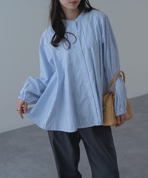 refinedworks | 【refinedworks】フロントギャザーフレアブラウス(シャツ/ブラウス)