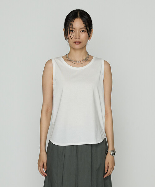 COMME CA（コムサ）の「〔 Sサイズ 〕 透かし編みレース柄 レイヤードニット（アンサンブル・レディース・グレー・5号）」の15枚目の写真