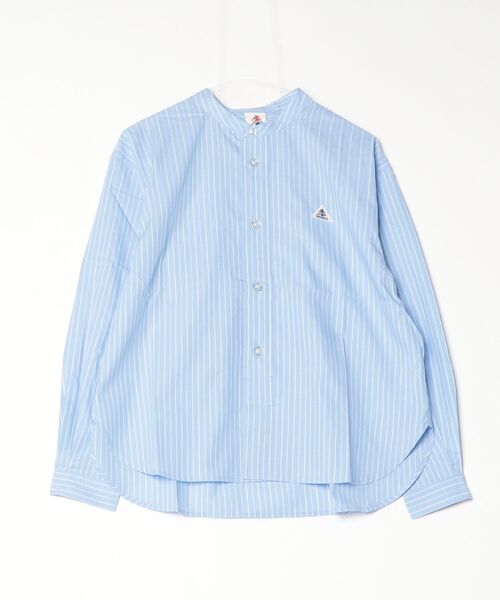 fredy emue（フレディエミュ）の「【GEVACO】バンドカラーロングスリーブシャツ（シャツ/ブラウス・レディース・オフホワイト/ホワイト系その他4/ブルー系その他3/パープル・38）」の3枚目の写真