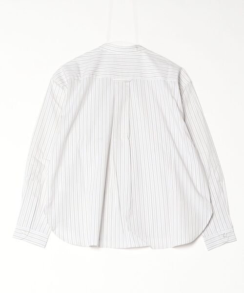 fredy emue（フレディエミュ）の「【GEVACO】バンドカラーロングスリーブシャツ（シャツ/ブラウス・レディース・オフホワイト/ホワイト系その他4/ブルー系その他3/パープル・38）」の5枚目の写真