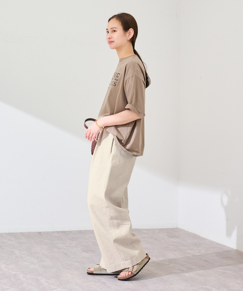 FRAMeWORK（フレームワーク）の「≪追加≫綿麻イージーパンツ（その他パンツ・レディース・ネイビー/ベージュ/ホワイト・36/38）」の11枚目の写真