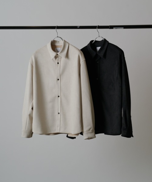 Lui's（ルイス）の「ウォッシャブルスエードシャツ（シャツ/ブラウス・メンズ・ブラック/ホワイト・S/M）」の21枚目の写真