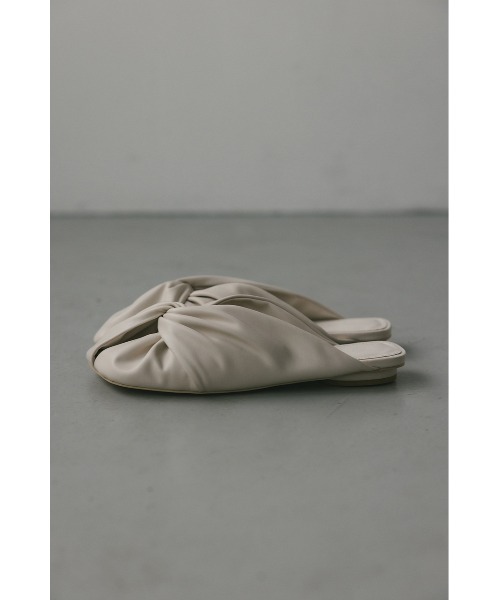 STYLEMIXER（スタイルミキサー）の「ツイストミュール（サンダル・レディース・アイボリー/ブラック・LARGE/MEDIUM/SMALL）」の8枚目の写真