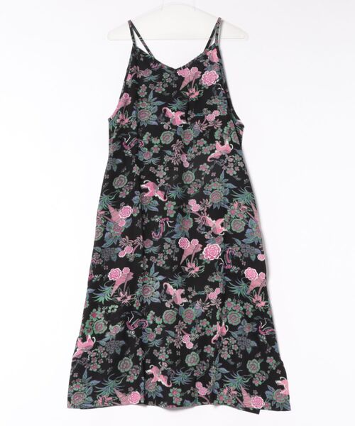 チャイハネ(チャイハネ)の「【チャイハネ】ボヘクランキャミワンピース(ワンピース・レディース・ベージュ/ブラック/ターコイズブルー・FREE)」の4枚目の写真