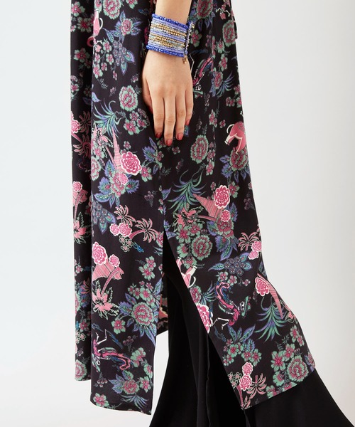 チャイハネ(チャイハネ)の「【チャイハネ】ボヘクランキャミワンピース(ワンピース・レディース・ベージュ/ブラック/ターコイズブルー・FREE)」の12枚目の写真