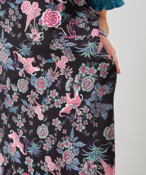 チャイハネ(チャイハネ)の「【チャイハネ】ボヘクランキャミワンピース(ワンピース・レディース・ベージュ/ブラック/ターコイズブルー・FREE)」の13枚目の写真