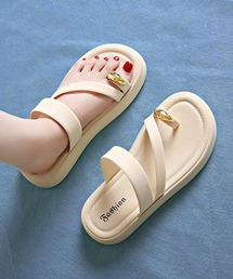 トングサンダル ミュールサンダル 韓国風