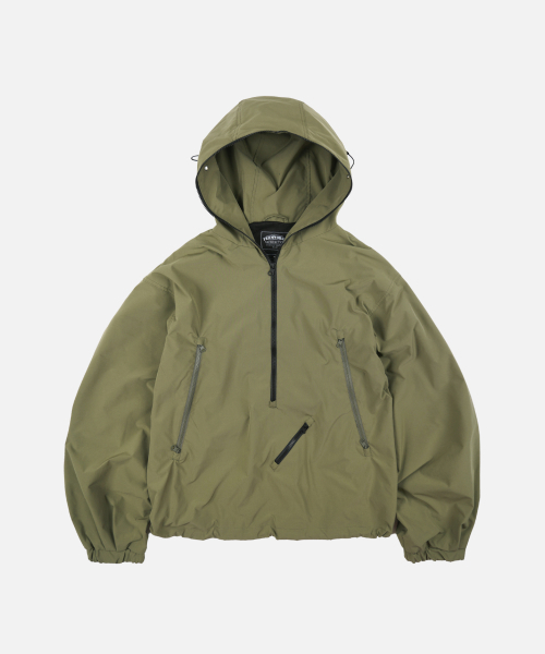 FRIZMWORKS(フリズムワークス)の「MICRO RIPSTOP ANORAK _ LIGHT OLIVE(ナイロンジャケット・メンズ・その他・SMALL/MEDIUM/LARGE/X-LARGE)」の1枚目の写真