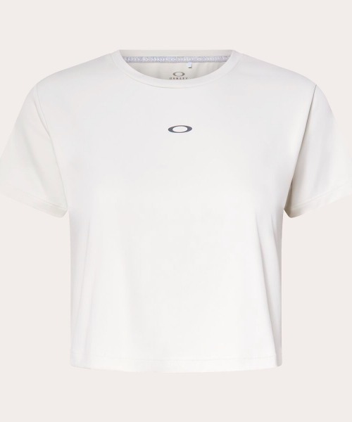 OAKLEY（オークリー）の「オークリー  RADIANT ESSENTIAL CROPPED TEE 11.0（Tシャツ/カットソー・レディース・ブラック/サンドグレー/ブルー・M/L）」の5枚目の写真