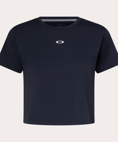 OAKLEY（オークリー）の「オークリー  RADIANT ESSENTIAL CROPPED TEE 11.0（Tシャツ/カットソー・レディース・ブラック/サンドグレー/ブルー・M/L）」の8枚目の写真