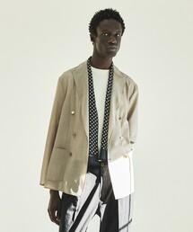 DESIGNWORKS | シアーウールイージーダブルジャケット(テーラードジャケット)