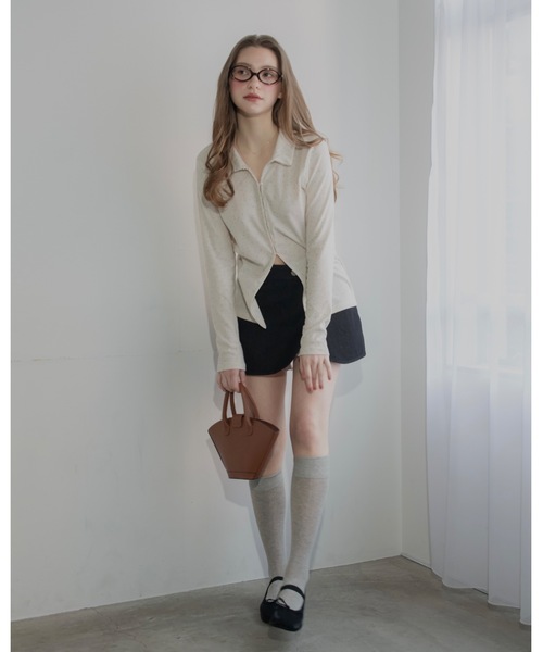 JUMELLE(ジュメロ)の「フリルパンツデニムスカート(デニムスカート・レディース・ブラック/ブルー・MEDIUM/SMALL)」の9枚目の写真