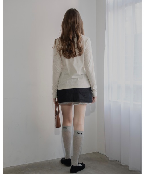 JUMELLE(ジュメロ)の「フリルパンツデニムスカート(デニムスカート・レディース・ブラック/ブルー・MEDIUM/SMALL)」の11枚目の写真