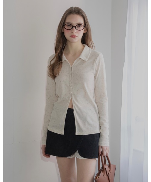 JUMELLE(ジュメロ)の「フリルパンツデニムスカート(デニムスカート・レディース・ブラック/ブルー・MEDIUM/SMALL)」の13枚目の写真