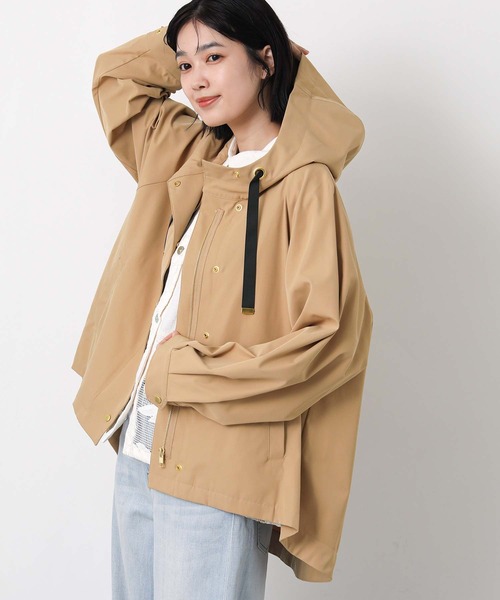 Gready Brilliant(グレディブリリアン)の「Aラインマウンテンパーカー(マウンテンパーカー・レディース・ライトベージュ/キャメル・38)」の19枚目の写真